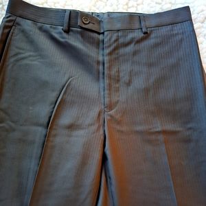 Calvin Klein black pinstripe dress pants 34